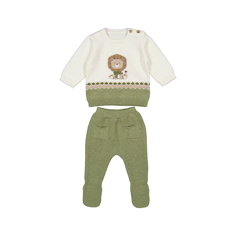 Completo ghettina e maglione neonato