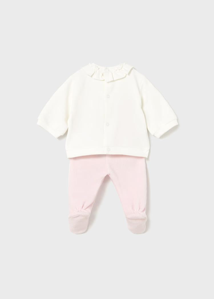 Completo ghettina e felpa neonata