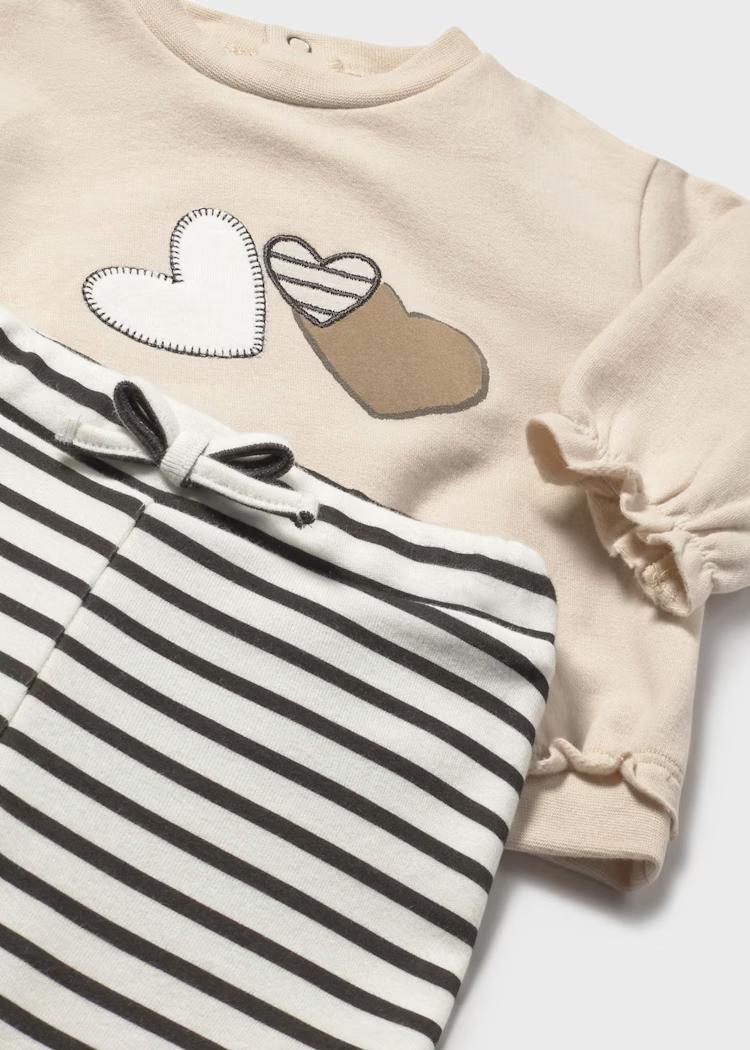 Completo leggings 4 pezzi neonata