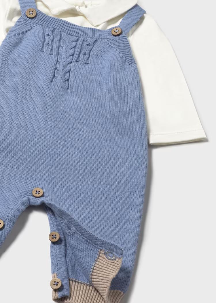 Completo salopette 3 pezzi neonato