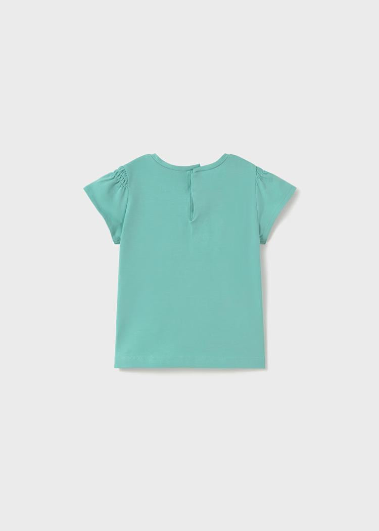 Maglietta applicazione rilievo neonata