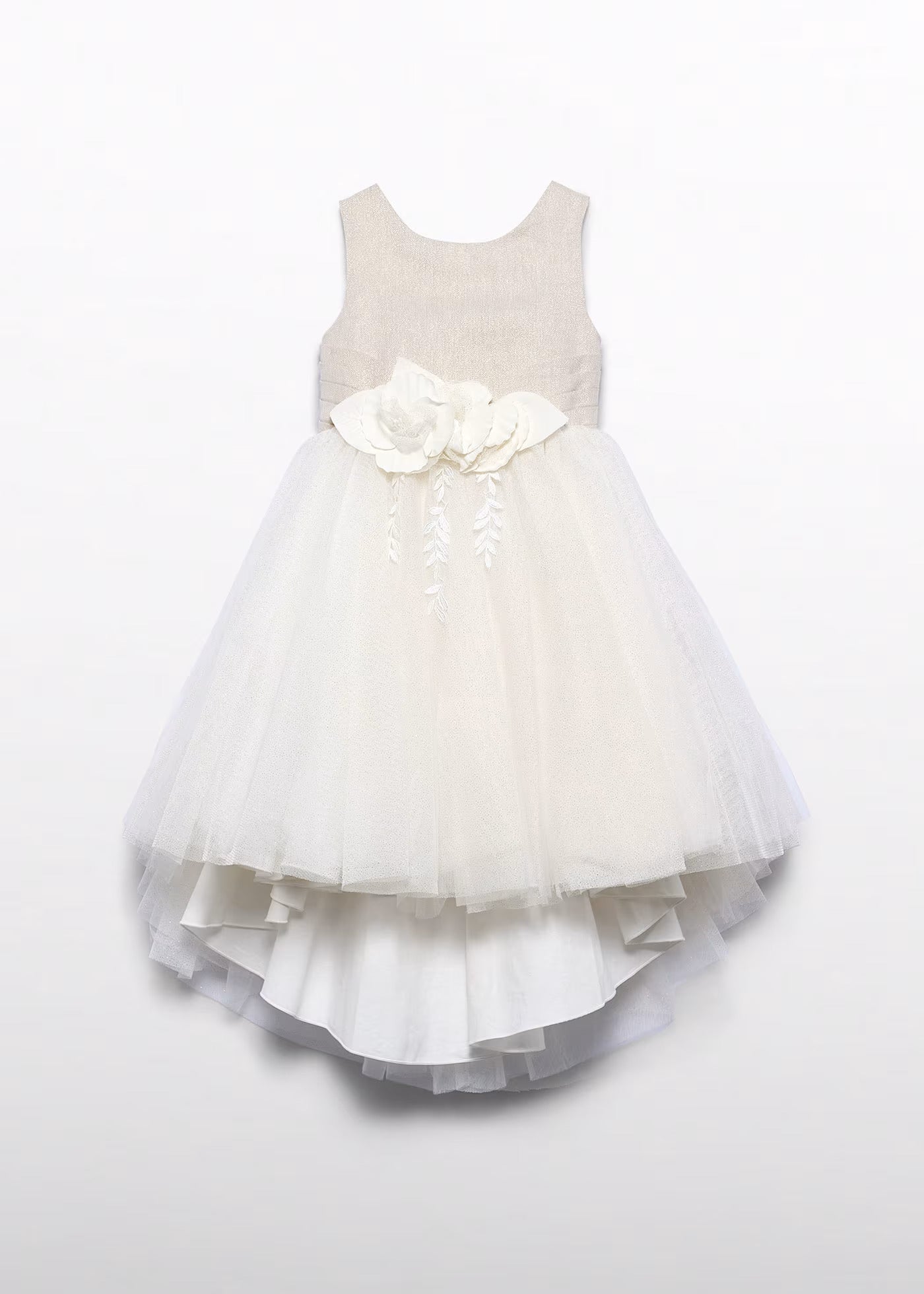 Vestitino elegante in lino per bambina