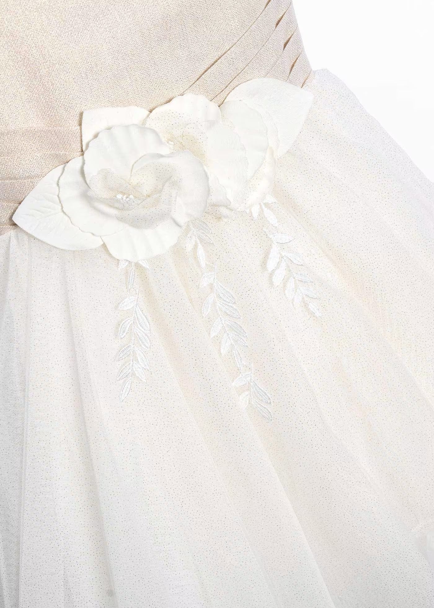 Vestitino elegante in lino per bambina