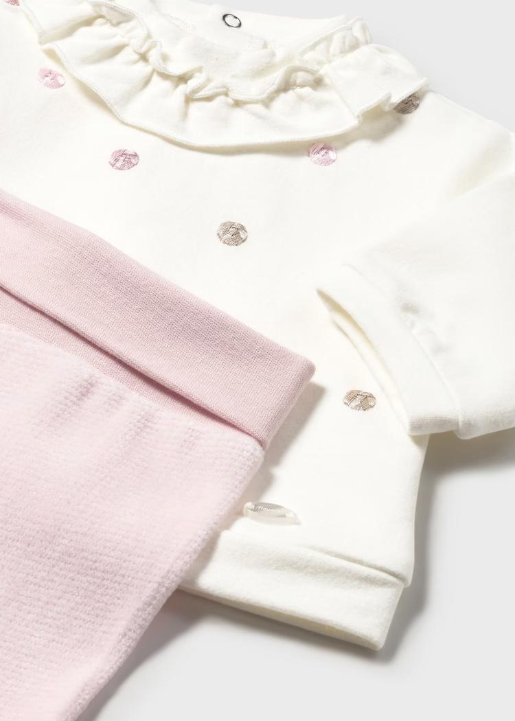 Completo ghettina e felpa neonata