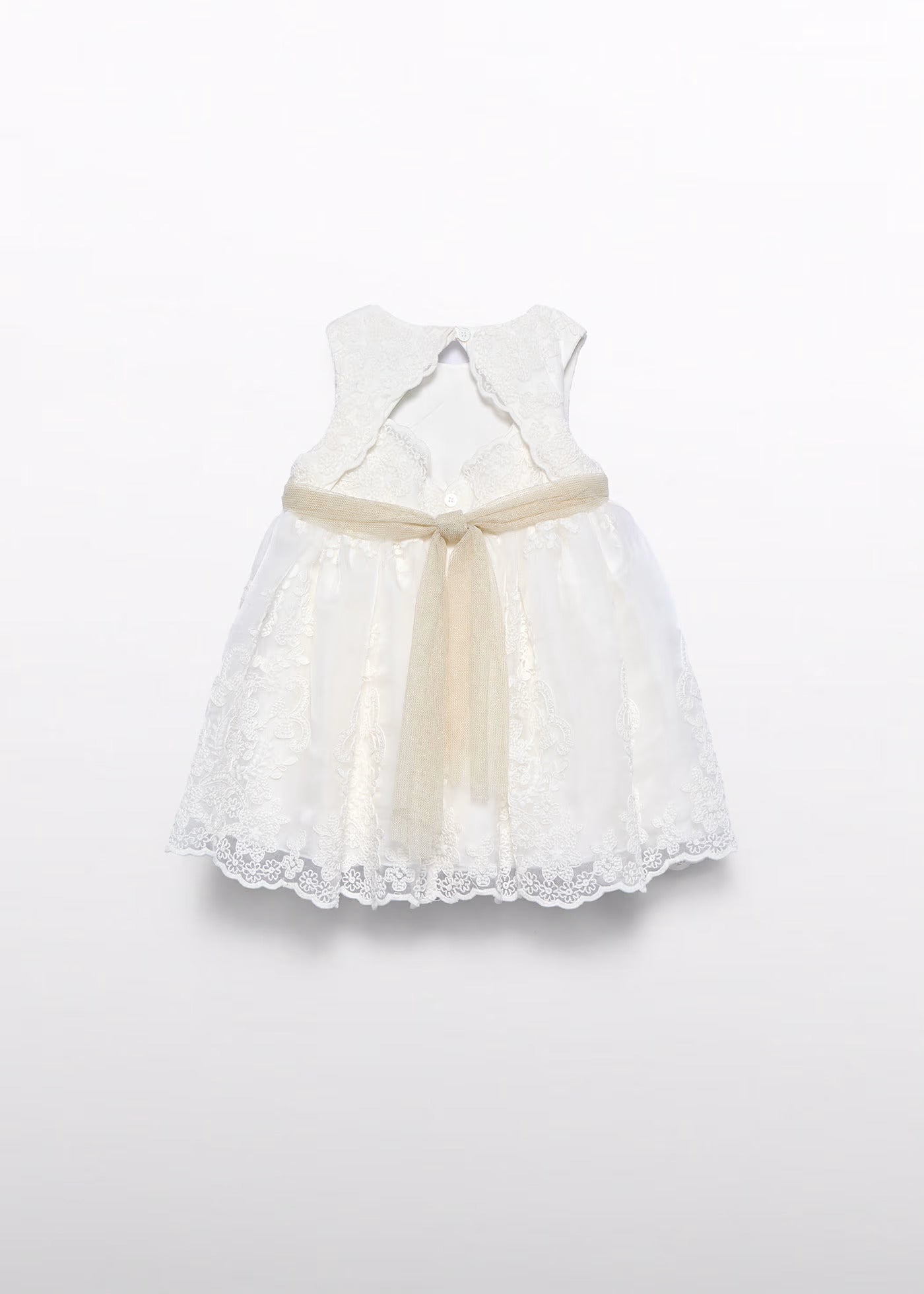 Abito organza ricamo neonata